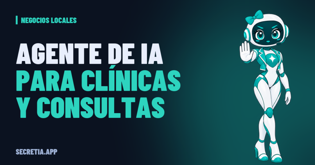 Portada del artículo: Agente de IA para clínicas y consultas: qué puede hacer y qué no