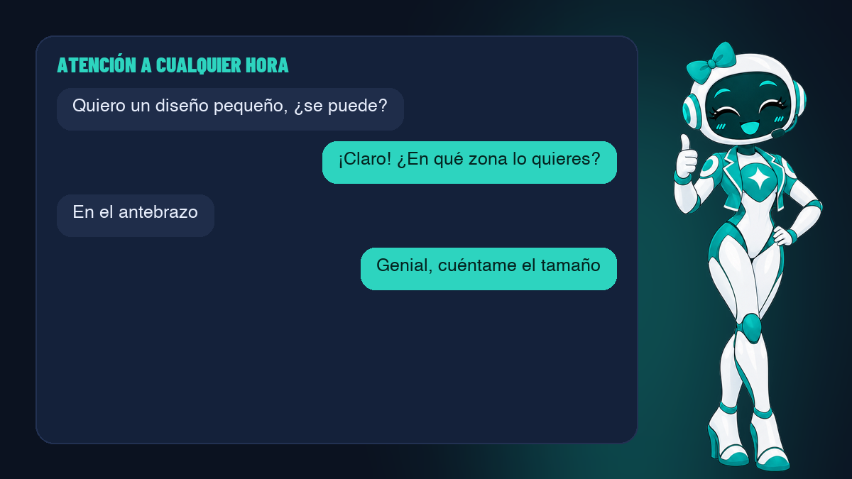 Un agente de IA atiende de madrugada un mensaje de Instagram y recoge los datos necesarios